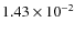 $1.43\times10^{-2}$