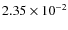 $2.35\times10^{-2}$