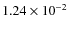 $1.24\times10^{-2}$