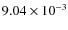 $9.04\times10^{-3}$