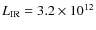$L_{\rm IR}=3.2\times10^{12}$