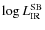 $\log L_{\rm IR}^{\rm SB}$