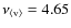 $\nu_{\langle {\rm v} \rangle}=4.65$