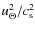 $u_{\Theta}^2/c_{\rm s}^2$