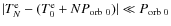 $\vert T^{\rm e}_N - (T^{\rm e}_0 + N P_{\rm orb \; 0}) \vert \ll P_{\rm orb \; 0}$
