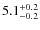 $5.1_{\rm -0.2}^{+0.2}$