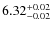 $6.32_{\rm -0.02}^{+0.02}$
