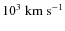 $10^3~\rm {km~s}^{-1}$