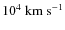 $10^4~\rm {km~s^{-1}}$
