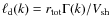 $\ell_{\rm d}(k) = r_{\rm tot} \Gamma(k)/V_{\rm sh}$