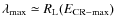 $\lambda_{\rm max} \simeq R_{\rm L}(E_{\rm CR-max})$