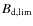 $B_{\rm d, lim}$