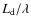 $L_{\rm d}/\lambda$