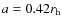 $a=0.42 r_{\rm h}$