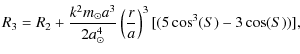 $\displaystyle \displaystyle R_{3} = R_{2} + \frac{k^{2} m_{\odot} a^{3}}{2 a_{\...