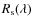 $R_{\rm s}(\lambda)$