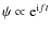 $\psi \propto {\rm e}^{{\rm i}ft}$