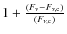 $1+\frac{(F_\nu - F_{\rm\nu, c})}{(F_{\rm\nu, c})}$