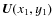 $\vec{U} (x_1,y_1)$