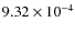 $9.32\times10^{-4}$
