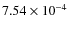 $7.54\times10^{-4}$