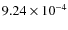 $9.24\times10^{-4}$