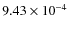 $9.43\times10^{-4}$