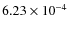 $6.23\times10^{-4}$