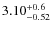 $\rm 3.10_{-0.52}^{+0.6}$