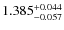 $\rm 1.385_{-0.057}^{+0.044}$