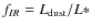 $f_{IR} = L_{\rm {dust}}/L{\ast}$
