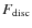 $F_{\rm {disc}}$