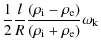 $\displaystyle \frac{1}{2} \frac{l}{R}
\frac{(\rho_{\rm i} - \rho_{\rm e})}{(\rho_{\rm i} + \rho_{\rm e})} \omega_{\rm k}$