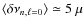 $\langle \delta\nu_{n,\ell=0} \rangle \simeq5~\mu$