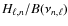$H_{\ell,n}/B(\nu_{n,\ell})$
