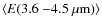 $\langle E(3.6~{-}4.5~\mu{\rm m}) \rangle$