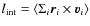 $l_{\rm int}=\langle\Sigma_{i} \vec{r}_{i}\times \vec{v}_{i}\rangle$
