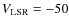 $V_{\rm LSR} = -50$