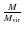 $\frac{M}{M_{\rm vir}}$
