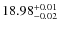 $18.98_{\rm -0.02}^{+0.01}$