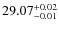 $29.07_{\rm -0.01}^{+0.02}$