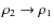 $\rho _{2}\rightarrow \rho _{1}$