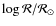 $\log \mathcal{R}/\mathcal{R_{\odot}}$