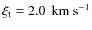 $\xi_{\rm t} = \unit[2.0]~{\rm km~s^{-1}}$