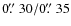 $0\hbox{$.\!\!^{\prime\prime}$ }30/0\hbox{$.\!\!^{\prime\prime}$ }35$