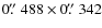 $0\hbox{$.\!\!^{\prime\prime}$ }488\times0\hbox{$.\!\!^{\prime\prime}$ }342$
