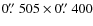 $0\hbox{$.\!\!^{\prime\prime}$ }505\times0\hbox{$.\!\!^{\prime\prime}$ }400$