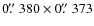$0\hbox{$.\!\!^{\prime\prime}$ }380\times0\hbox{$.\!\!^{\prime\prime}$ }373$