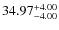 $\rm 34.97^{+4.00}_{-4.00}$