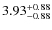 $\rm 3.93^{+0.88}_{-0.88}$
